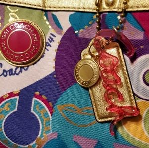 Coach Pop C kisslock bag